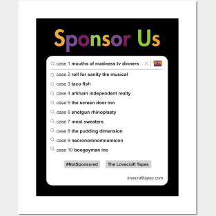 Sponsor Us Posters and Art